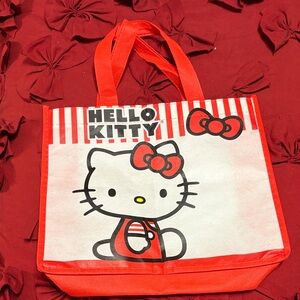 Hello Kitty Red and White Tote Bag